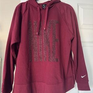 Nike Maroon Pullover Hoodie